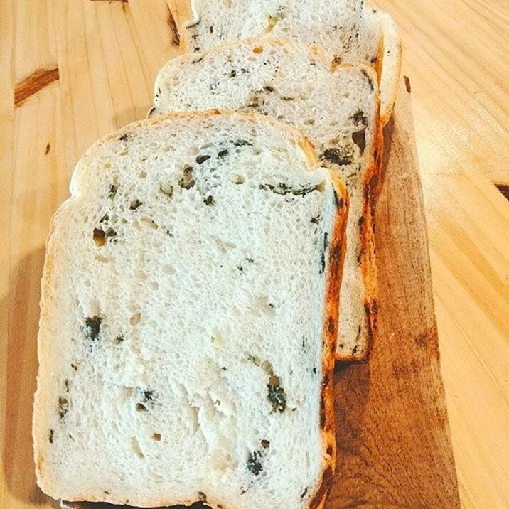 白神こだま酵母*HBで生パセリとチーズのパン